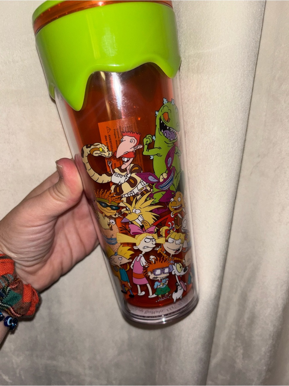 Tumbler with Nickelodeon characters